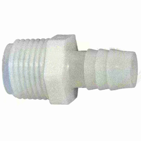 Midwest Fastener 1/2" x 1/2MIP Nylon Plastic Hose Barbs 4PK 66493